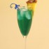 Fiesta - Blue Curacao sīrupa un bezalkoholiskā šampanieša kokteilis