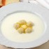Piena zupa ar kartupeļu frikadelēm