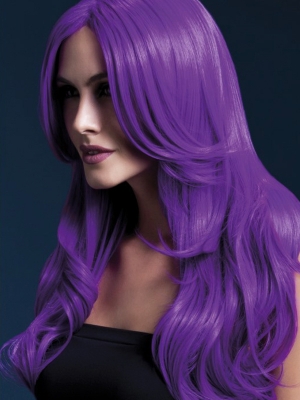 Khloe Wig, Neon Purple, 66 cm Khloe Wig, Neon Purple, 66 cm
