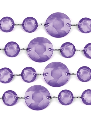 Kristāla virtene, violeta, 1 m Kristāla virtene, violeta, 1 m