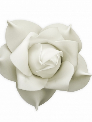 9 pcs, Decorative flowers, cream, 11 cm 9 pcs, Decorative flowers, cream, 11 cm