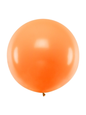1 metra balons, oranžs, pastelis