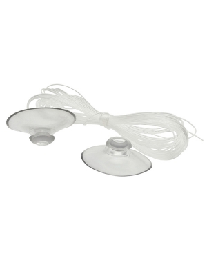 6 pcs, Suction cups with fishing line, 4 cm x 12 m 6 pcs, Suction cups with fishing line, 4 cm x 12 m