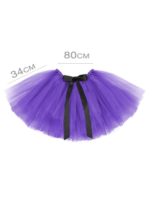 Туту юбка, фиолетовая, 80 x 34 см Туту юбка, фиолетовая, 80 x 34 см
