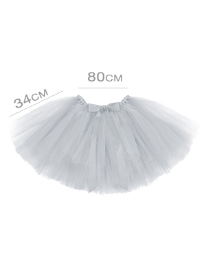 Туту юбка, серая, 80 x 34 см Туту юбка, серая, 80 x 34 см