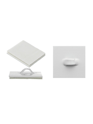 100 pcs, Self-adhesive holder with an eyele 100 pcs, Self-adhesive holder with an eyele