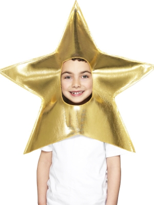 Christmas Star Headpiece, Gold Christmas Star Headpiece, Gold