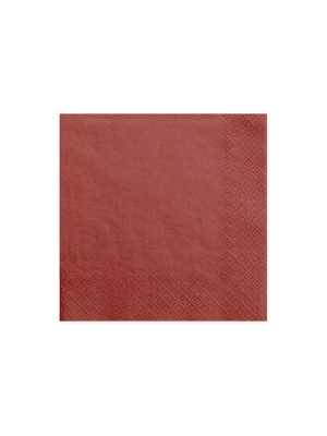 20 gab, Salvetes, sarkanas,  33 x 33 cm