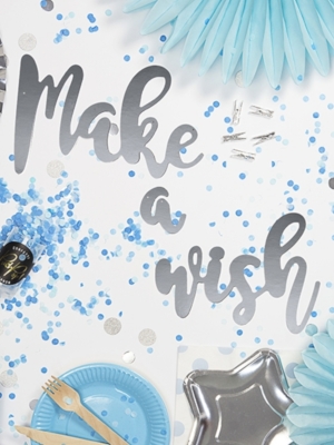 Baneris "Make a wish", 15 cm x 60 cm Baneris "Make a wish", 15 cm x 60 cm