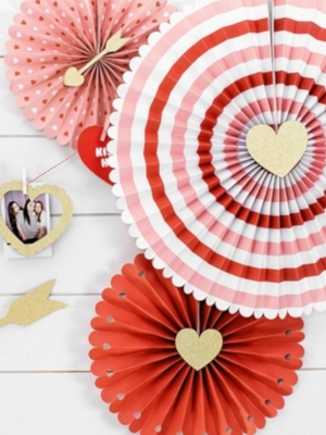 3 gab, Dekoratīvās rozetes Sweet Love, 21, 25, 38 cm 3 gab, Dekoratīvās rozetes Sweet Love, 21, 25, 38 cm