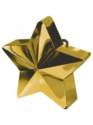 Balloon weight Star, gold, 170 g Balloon weight Star, gold, 170 g