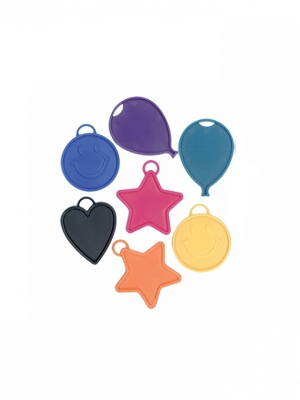 50 pcs, Balloon weights, pastel mix 50 pcs, Balloon weights, pastel mix