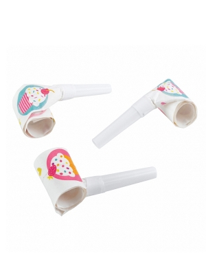 8 pcs, Blowouts Cupcake, 9.5 cm 8 pcs, Blowouts Cupcake, 9.5 cm