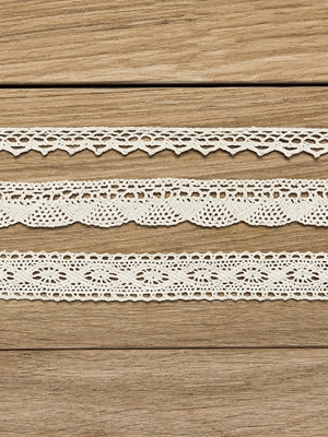 3 pcs, Laces, cream, 1.5 m 3 pcs, Laces, cream, 1.5 m