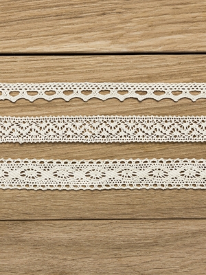 3 pcs, Laces, cream, 1.5 m 3 pcs, Laces, cream, 1.5 m
