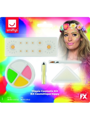 Hippie Cosmetics Kit, Aqua Hippie Cosmetics Kit, Aqua