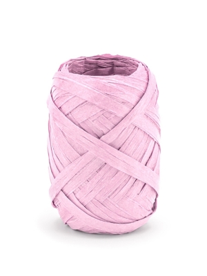 Raffia ribbon, 5mm/10m, pink Raffia ribbon, 5mm/10m, pink