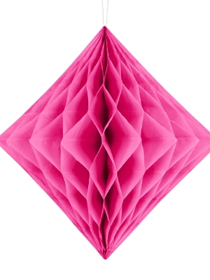 Papīra Dimants, tumši rozā, 30 cm