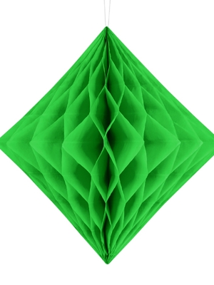 Papīra Dimants, gaiši zaļš, 30 cm