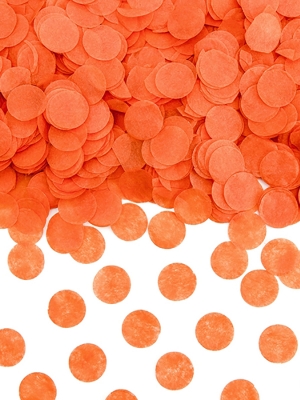 Confetti Circles, orange, 15 g Confetti Circles, orange, 15 g