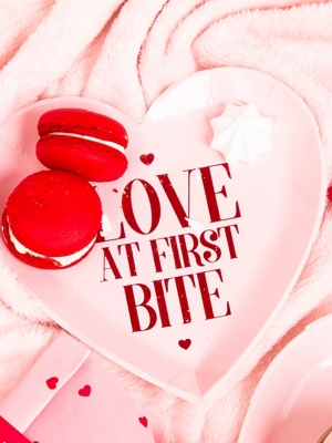 6 шт, тарелки Love at first bite, 18.5 см 6 шт, тарелки Love at first bite, 18.5 см