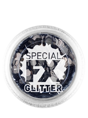 Confetti Glitter, Black, 2 g Confetti Glitter, Black, 2 g