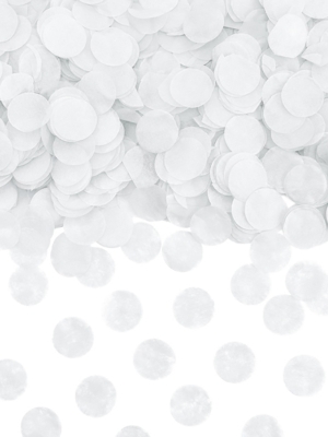 Confetti Circles, white, 15g Confetti Circles, white, 15g