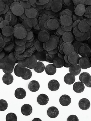 Confetti Circles, black, 15g Confetti Circles, black, 15g