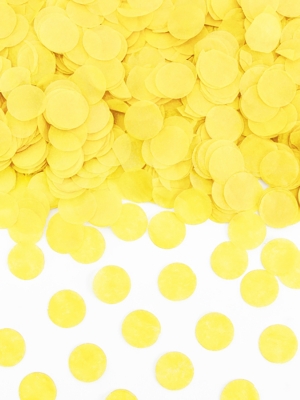 Confetti Circles, yellow, 15g Confetti Circles, yellow, 15g