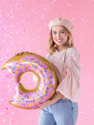 Foil balloon Donut, mix, 48 x 73 cm Foil balloon Donut, mix, 48 x 73 cm