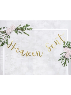 Banner Heaven Sent, gold, 14.5 x 85 cm Banner Heaven Sent, gold, 14.5 x 85 cm