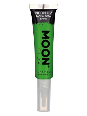 UV sejas krāsa ar otiņu, zaļa, 15 ml UV sejas krāsa ar otiņu, zaļa, 15 ml