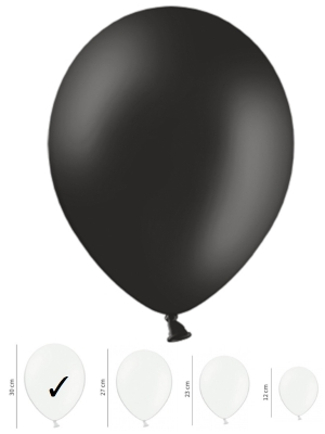 50 pcs, Strong Balloons, Pastel Black, 30cm 50 pcs, Strong Balloons, Pastel Black, 30cm