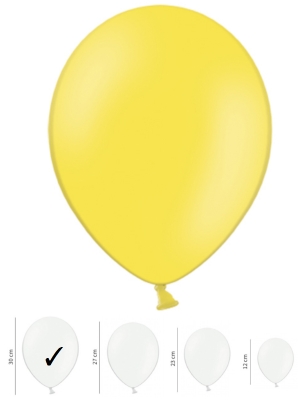 50 pcs, Strong Balloons, Pastel Lemon Zest,30cm 50 pcs, Strong Balloons, Pastel Lemon Zest,30cm