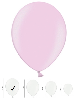 50 pcs, Strong Balloons, Metallic Candy Pink, 30cm 50 pcs, Strong Balloons, Metallic Candy Pink, 30cm