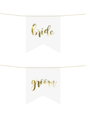 2 gb, Krēslu zīmes - Bride/Groom, 20 x 21,5 cm 2 gb, Krēslu zīmes - Bride/Groom, 20 x 21,5 cm