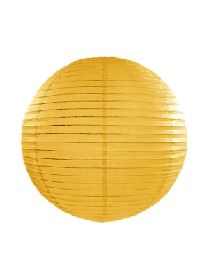 Paper lantern, dark yellow, 20 cm Paper lantern, dark yellow, 20 cm