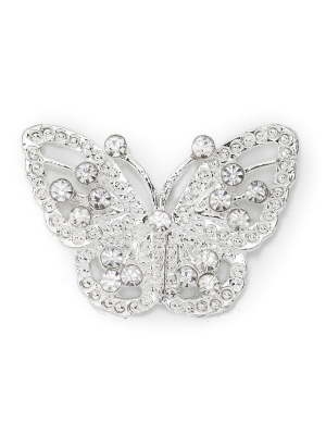 2 pcs, Butterfly Embellishment, 20 x 30 mm 2 pcs, Butterfly Embellishment, 20 x 30 mm