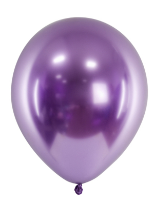 Chrome Balloons, violet, 27cm Chrome Balloons, violet, 27cm