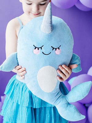 Pillow Little Star - Narwhal, 36x51cm Pillow Little Star - Narwhal, 36x51cm