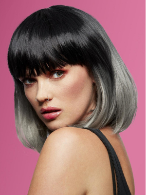 Parūka Glamūrīgā lelle, pelēka ombre Parūka Glamūrīgā lelle, pelēka ombre