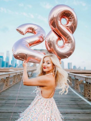 ГЕЛИЕВЫЙ фонтан "2 цифры - rose gold" ГЕЛИЕВЫЙ фонтан "2 цифры - rose gold"