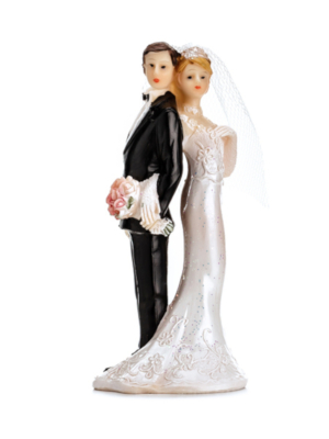 Cake Topper Newly-weds, 11cm Cake Topper Newly-weds, 11cm