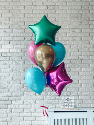 Balloons with helium Balloons with helium