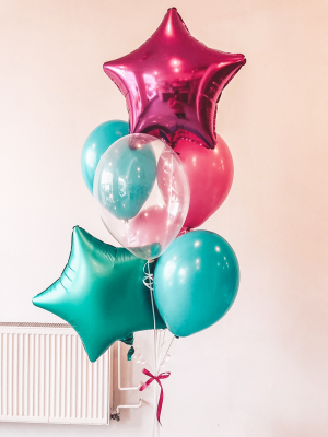 Balloons with helium Balloons with helium