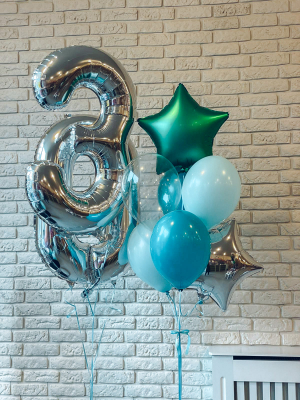 Balloons with helium Balloons with helium