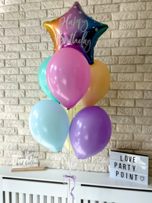 Balloons with helium "Happy Birthday" Balloons with helium "Happy Birthday"