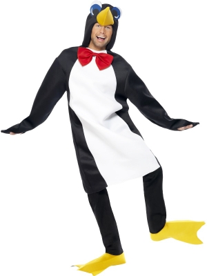 Pingvīna kostīms ar kapuci (sieviešu / vīriešu)